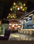 Retro Industrial Individual Creative Chandelier Table Sunshine Room Flower Shop