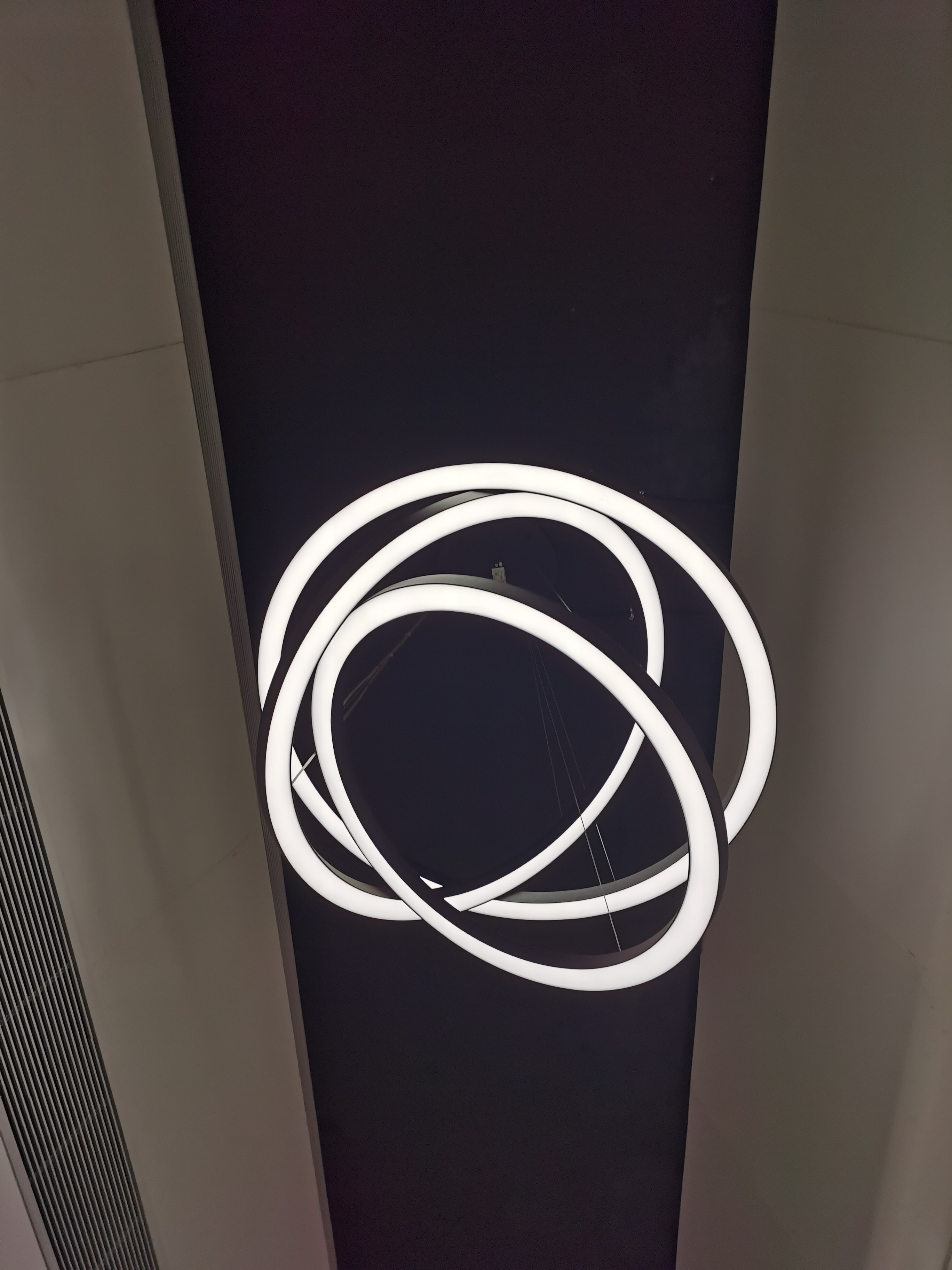 Combination Ring Pendant Lamp LED Linear Light For Metro Station Shopping Mall