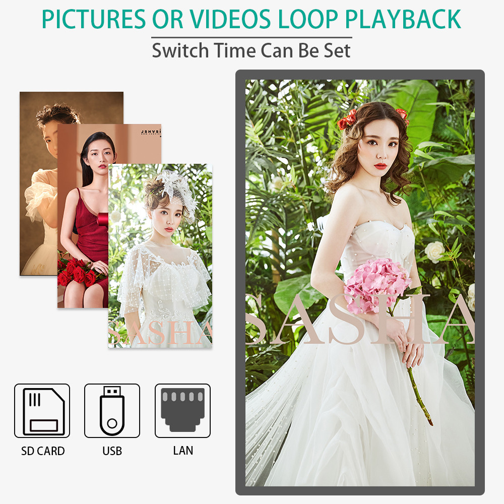 15.6 Inch Touch Screen Wall Mounted Android Tablet , All In One Digital Signage