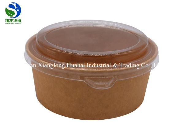 Buy cheap 16oz disposable Kraft Paper Salad Rice Noodle Bowl with Lids from wholesalers