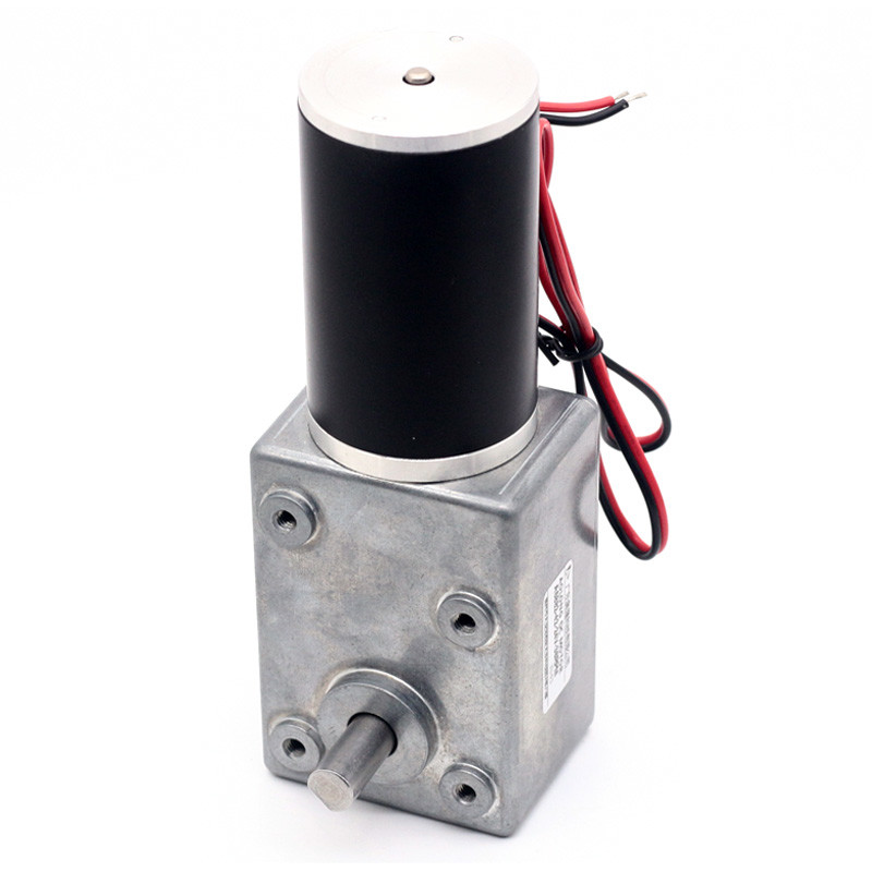 ASLONG High Torque Turbo Worm Reduction Motor DC Reduction Motor A5882-45 58*82mm 24V 11-195RPM With Self-Locking