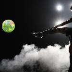 Luminous Soccer Ball Size 5 Night Glowing Soccer Game Footballs Glow In The Dark