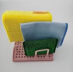 Non-Scratch Microfiber Cleaning Dishes Pad Scrub Sponges For Kitchen BathRoom