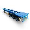 Buy cheap Carbon steel 12.5m Skeleton semi trailer 40ft Container Chassis truck trailer for sale from wholesalers