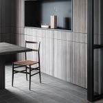 Modular ODM Handleless Kitchen Cabinets Wood Veneer Kitchen Cabinets