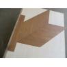 Buy cheap premium White Oak Chevron Engineered parquet flooring from wholesalers