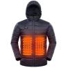 Buy cheap 4 Heating Zones Electric Heated Jacket hoodie S Red men and women from wholesalers