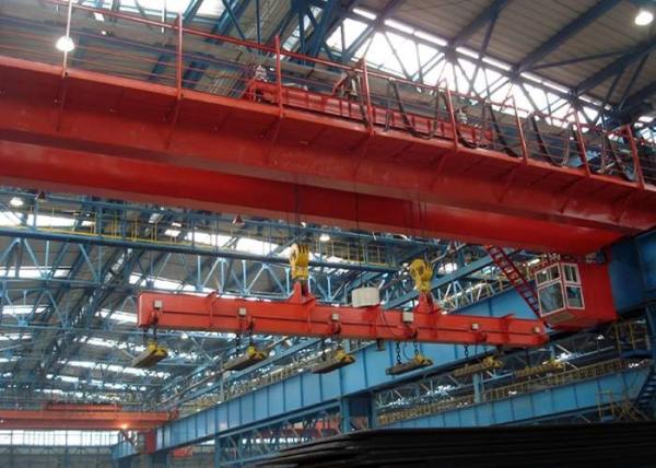 Buy cheap IP54 IP44 EOT Double Girder Overhead Crane 50 Ton Bridge Crane Easy Operated from wholesalers