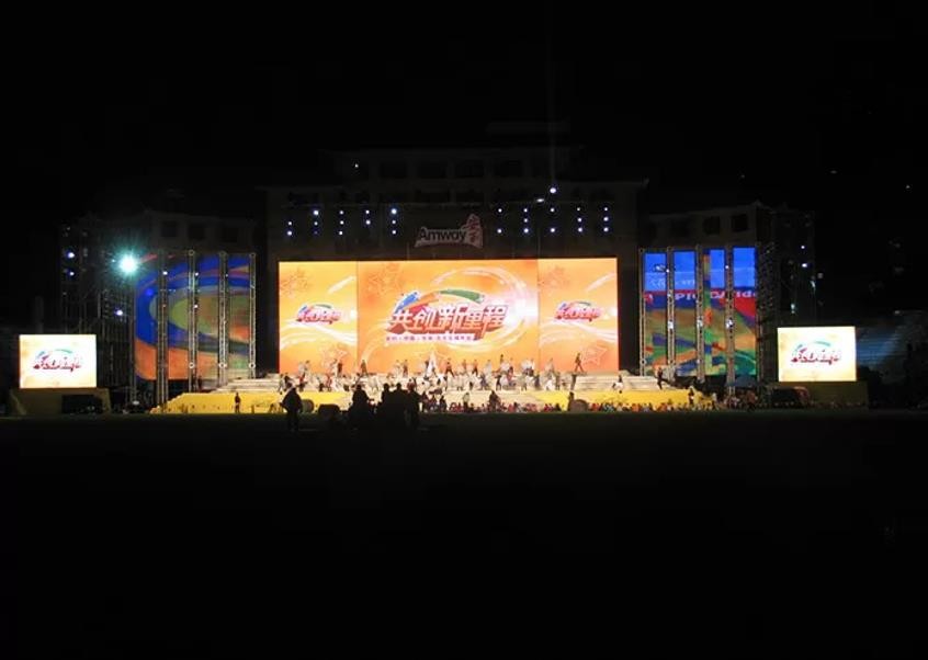 100000 Hours Stage Rental LED Screen Curved Led Wall P3.91mm P4.81mm