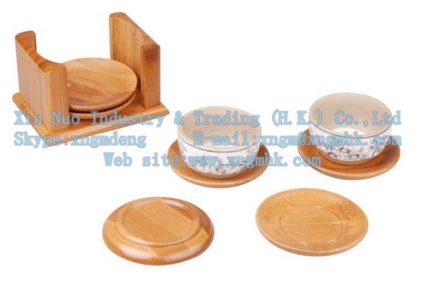 Buy cheap Bamboo cup mat, bowls mat, wood wood eat mat, cup mat from wholesalers