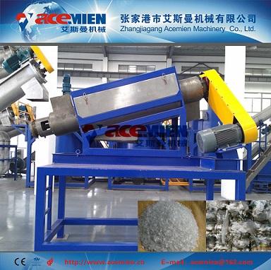 Buy cheap 300kg/h pp pe film crushing washing recycling machinery ce from wholesalers