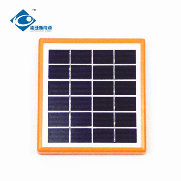 Buy cheap 2W 6V high efficiency Glass Laminated solar panel ZW-2W-6V transparent glass solar panel from wholesalers