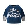Buy cheap Children'S Sports Shirts Children'S Fleece Sweater Boys Color Matching Top from wholesalers