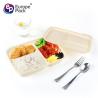 Buy cheap Microwave Safe Compostable Takeaway Food Container Disposable Corn Starch Plastic Bento Lunch Box from wholesalers