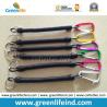 Buy cheap Strong Plastic spiral Coil Lanyard Safety Tethers Black from wholesalers