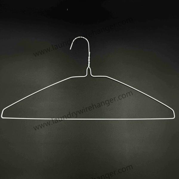 Buy cheap 18inch Notched Shape Wire Shirt Hangers For Laundry Shop from wholesalers