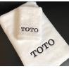 Buy cheap 100% Cotton Fabric Solid Color Custom Logo Bath Towel Set for Luxury Hotel Bathroom from wholesalers