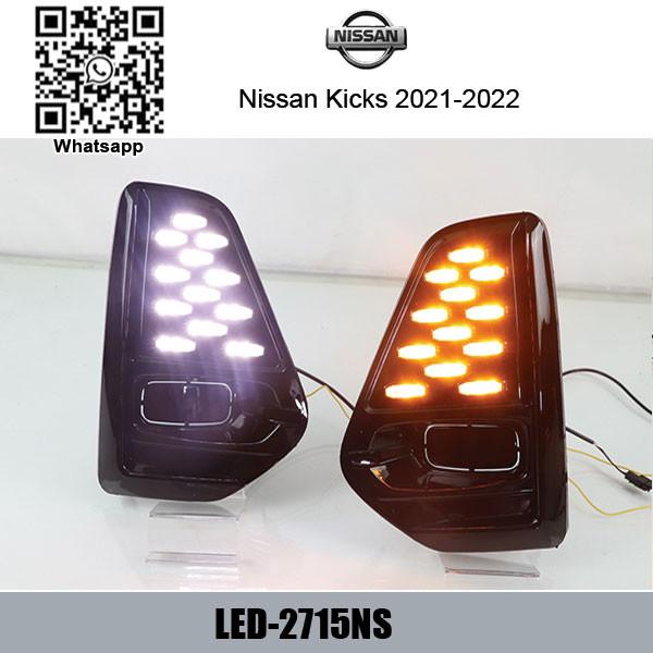 Buy cheap Nissan Kicks 2021-2022 Car LED lights DRL daytime running lamps driving daylight from wholesalers