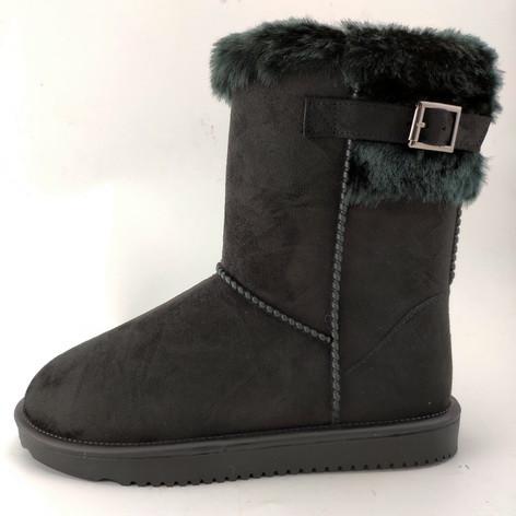 Buy cheap Waterproof Anti Slippy Lady Faux Fur Rain Boots With PVC Sole from wholesalers