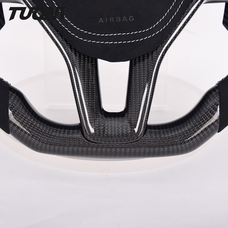 Sports LED Carbon Fibre Mercedes Steering Wheel S63 Alcantara