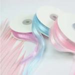 Polyester Double Face Organza Ribbon Roll 1 Inch Width for Wedding Craft Gift