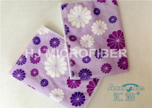 Buy cheap Promotional Printed Microfiber Washcloth Clothing Towel , Window Cleaning Cloths from wholesalers