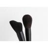 Buy cheap Natural Vegan Hair Makeup Brush Set 12pcs With Black Wire Drawing Metal Handle from wholesalers