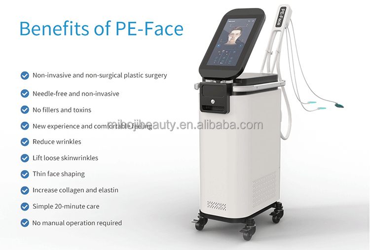 UK Plugs Face Muscle Stimulator Machine STANDING For Skin Tightening