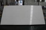Manmade Stain Resistant Calacatta Quartz Countertops For Island In Hotel