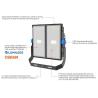 Buy cheap 1000w Led High Mast Light Sports Stadium Flood Light Outdoor EMC3030 20m Outdoor Lighting from wholesalers
