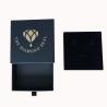 Buy cheap Custom Logo Printed Black Cardboard Jewelry Gift Box for Bracelets Earrings and Necklaces from wholesalers