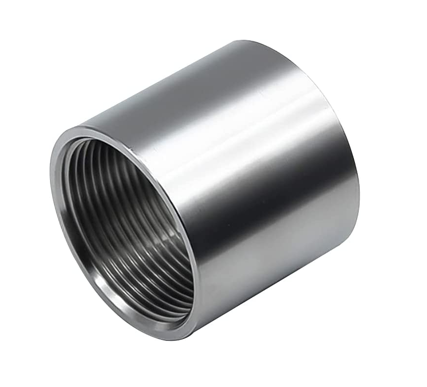1/2" x 1/2" Stainless Steel Cast Coupling Standard for Female Threaded Pipe Fittings
