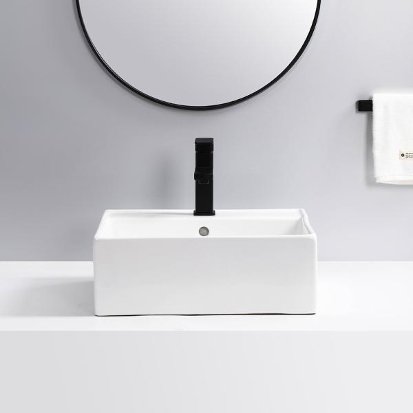Buy cheap 460*460*160mm Bathroom Counter Top Basins Small Size Vanity sinks from wholesalers