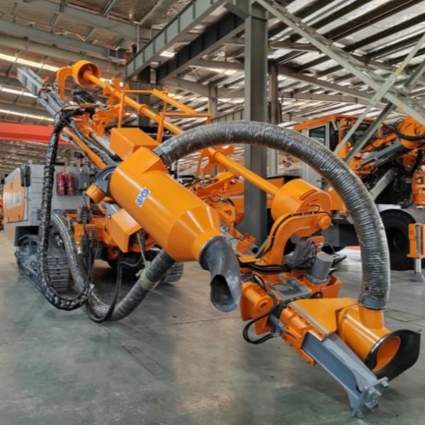 Gold Mining Surface Integrated Rock Drill Rig For Drilling In Hole Range 152 ‒