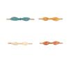 Buy cheap White Yellow Children Infant Baby Headbands Soft Girl Bows Bright Silk Fabric 12x3cm from wholesalers