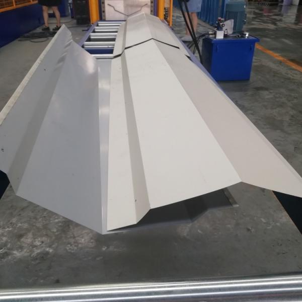 Buy cheap GI Color Steel Valley Gutter Roll Forming Machine Downspout Rain from wholesalers