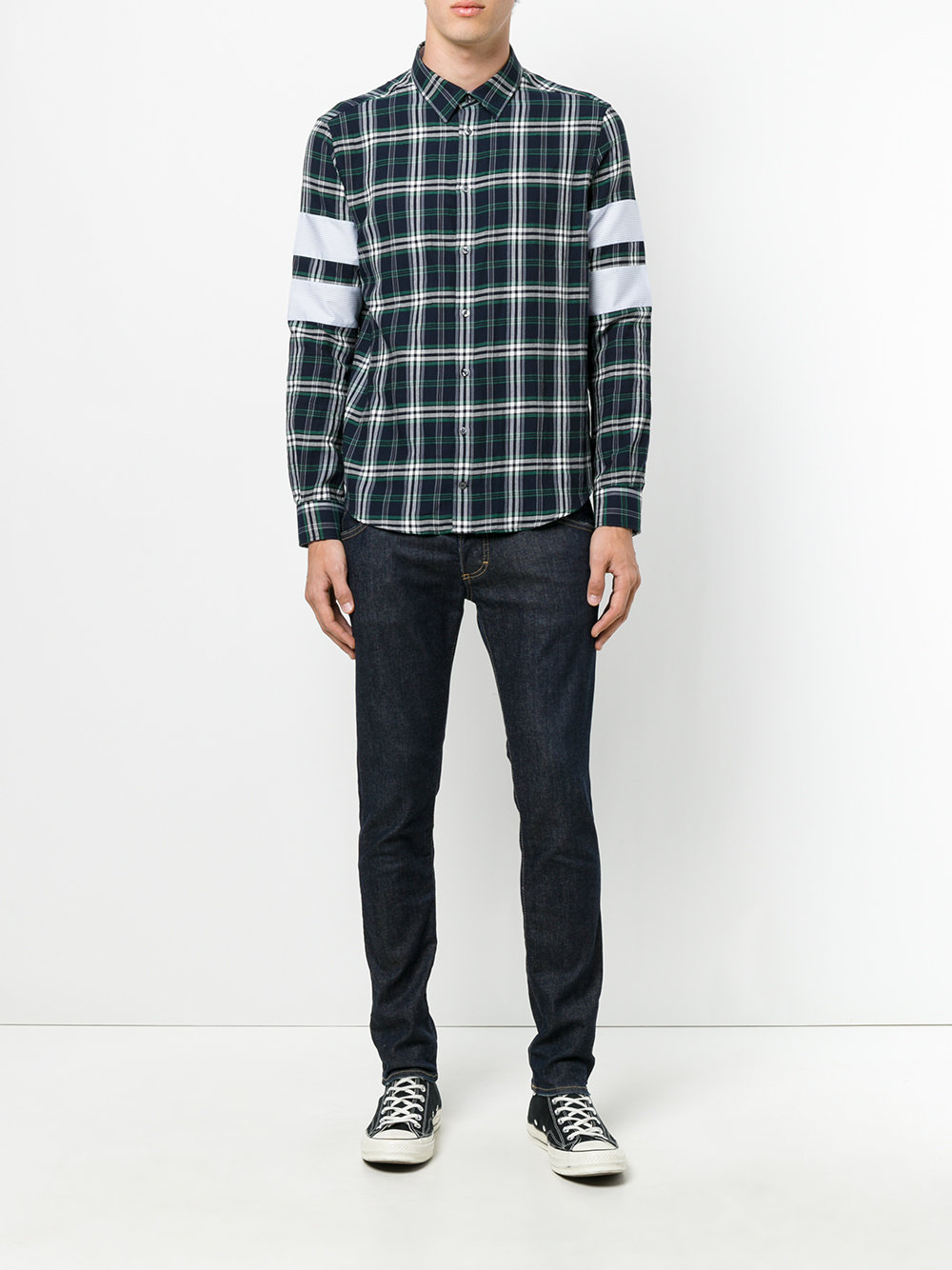 Cotton Mens Fashion Casual Shirts , Button Down Mens Plaid Dress Shirt