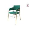 Buy cheap Customized Stainless Steel Restaurant Chairs , Gold Rose Stainless Steel Dining Chairs  from wholesalers