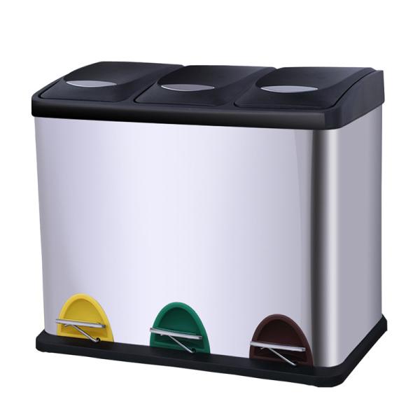 Buy cheap Rustproof 11.89 Gallon Foot Pedal Trash Can For Outdoor from wholesalers
