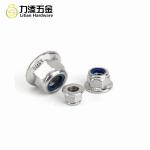 Buy cheap DIN 980 Metal Self Locking Nut , M5 M6 Flange Lock Nut Galvanized from wholesalers