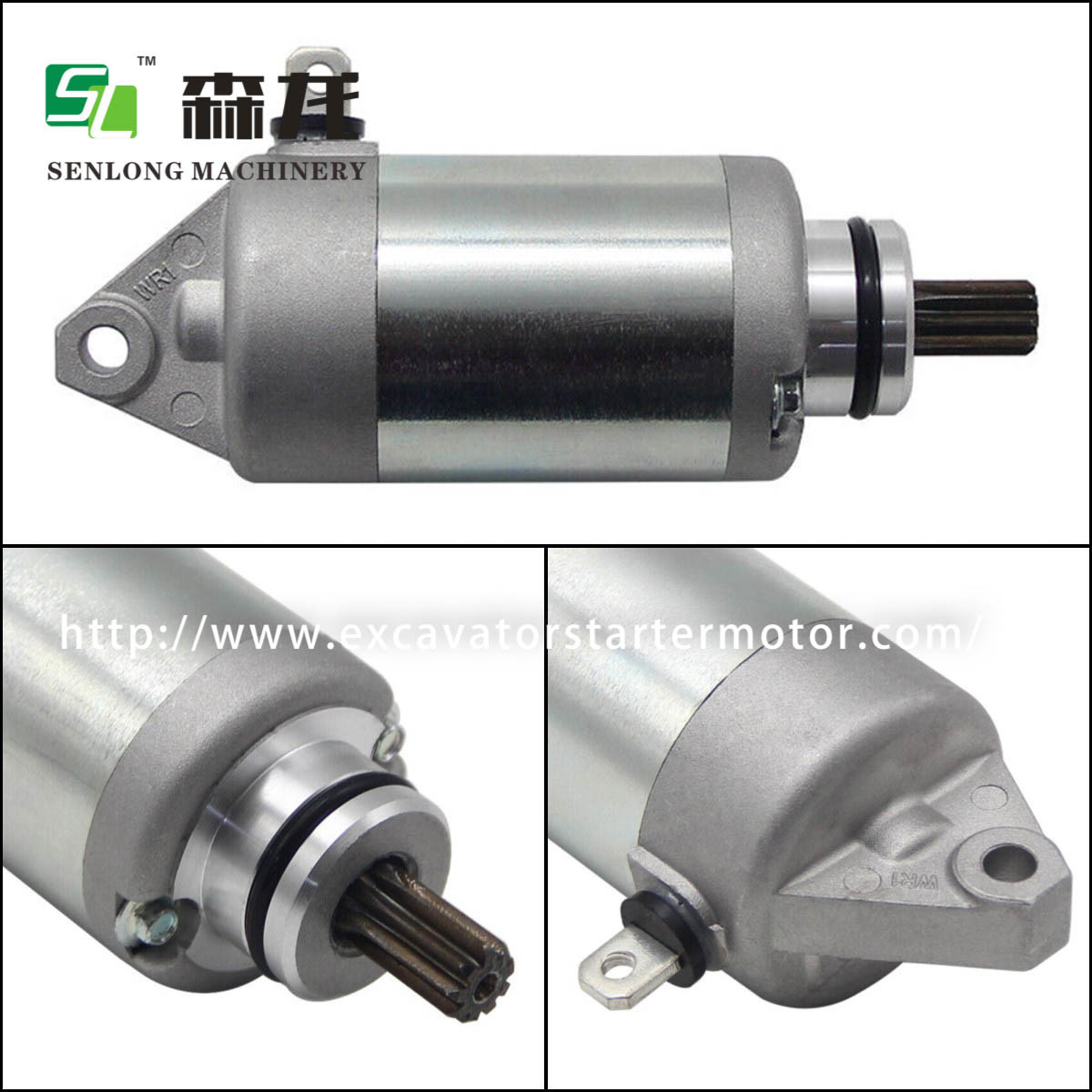 Starter WR250F 15-18/YZ250FX 15-19 Motorcycle 12V 9T CW 2GB-81890-01-00