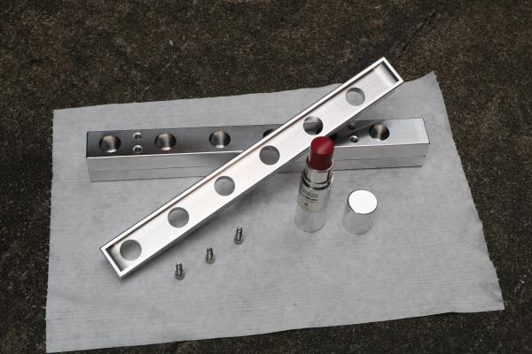 Buy cheap 6 Holes Vermicelli Professional Lipstick Mold CE ISO Certificated from wholesalers