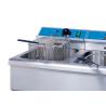 Buy cheap Durable Double Tank 8L 6.5kw Countertop Deep Fryer from wholesalers