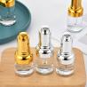 Buy cheap Round Glass Bottle Alu Dropper Essential Oil Bottle with Box Customize Luxury Oil Push Button Flat Shoulder 20ml 30ml 50ml from wholesalers