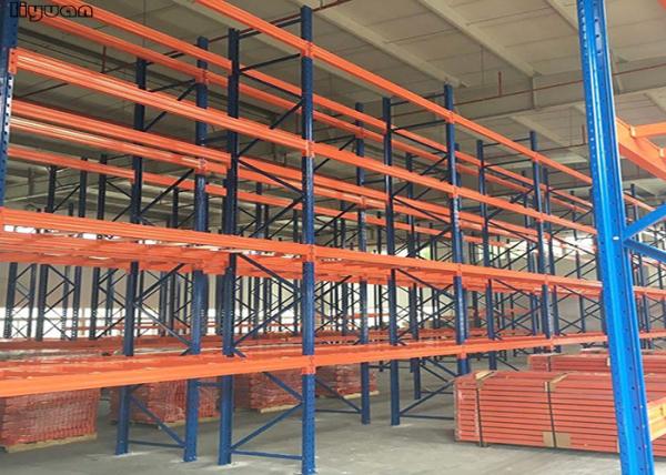 Buy cheap High Density Metal Steel Storage Heavy Duty Pallet Racks Customized Coating from wholesalers