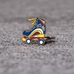high quality clothing badge roller skate shoes pin personalise Sport lapel pin