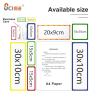 Buy cheap Colorful Magnetic Whiteboard Sticker Self Adhesive Dry Erase Notes Index Cards Reusable from wholesalers