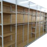 Elegant Wall And Middle Clothes Store Rack Garment Shop Display Stand Boutique
