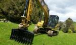 Customized Mini Digger Land Rake , Excavator Landscape Rake For PC50