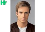 Simple Fluffy Men Hair Wig Short Straight Capless 100% Heat Resistant Fiber